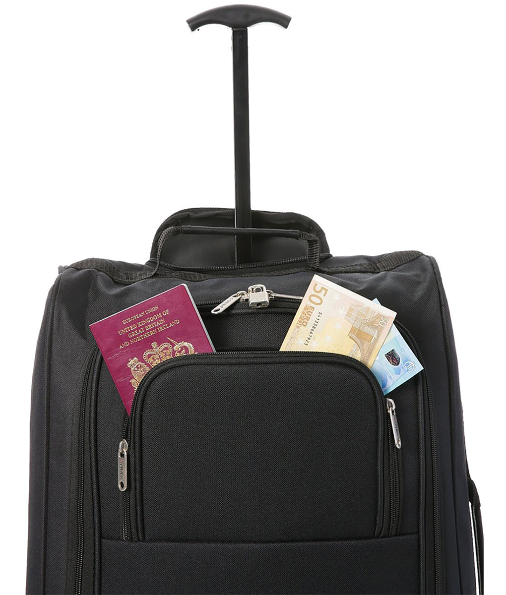 Trolley bag én backpack 55x35x20 (het slimste formaat)